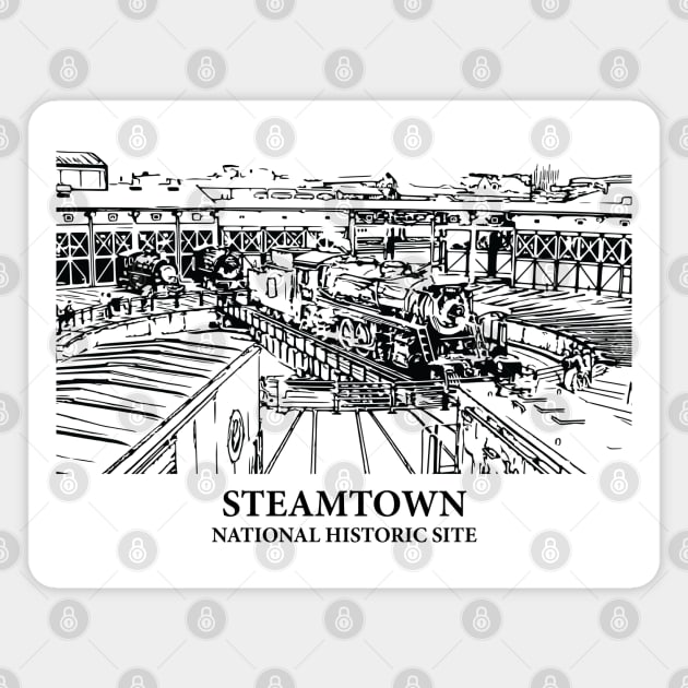 Steamtown National Historic Site Magnet by Lakeric